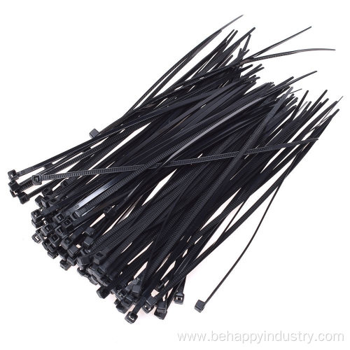 Plastic Zip Ties Self-Locking Black Cable Ties